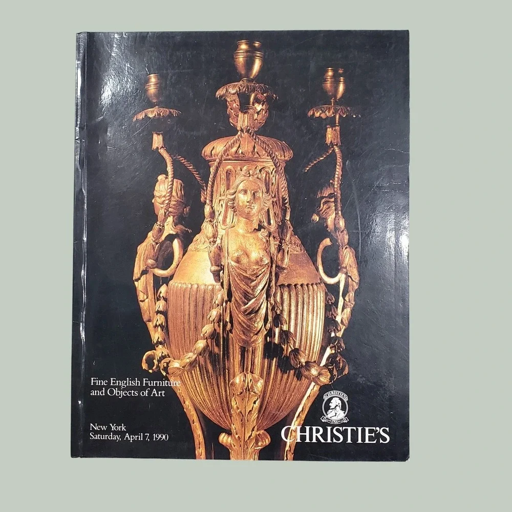 Christie's 1990 Fine English Furniture and Objects of Art Auction Catalog NY